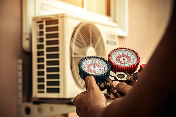 Professional Hvac Maintenance technician working in Cameron, WI